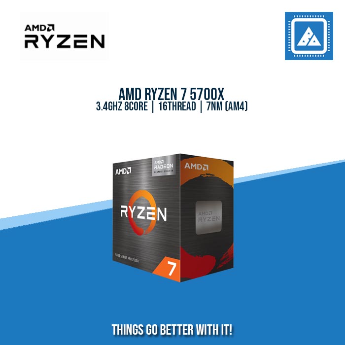 AMD RYZEN 7 5700X 3.4GHZ 8CORE | 16THREAD | 7NM (AM4) AMD RYZEN 7 5700X 3.4GHZ 8CORE | 16THREAD | 7NM (AM4)